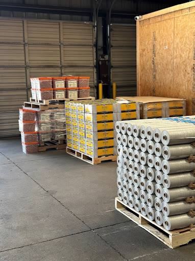 Composite shingles and roofing materials storage Sherman TX