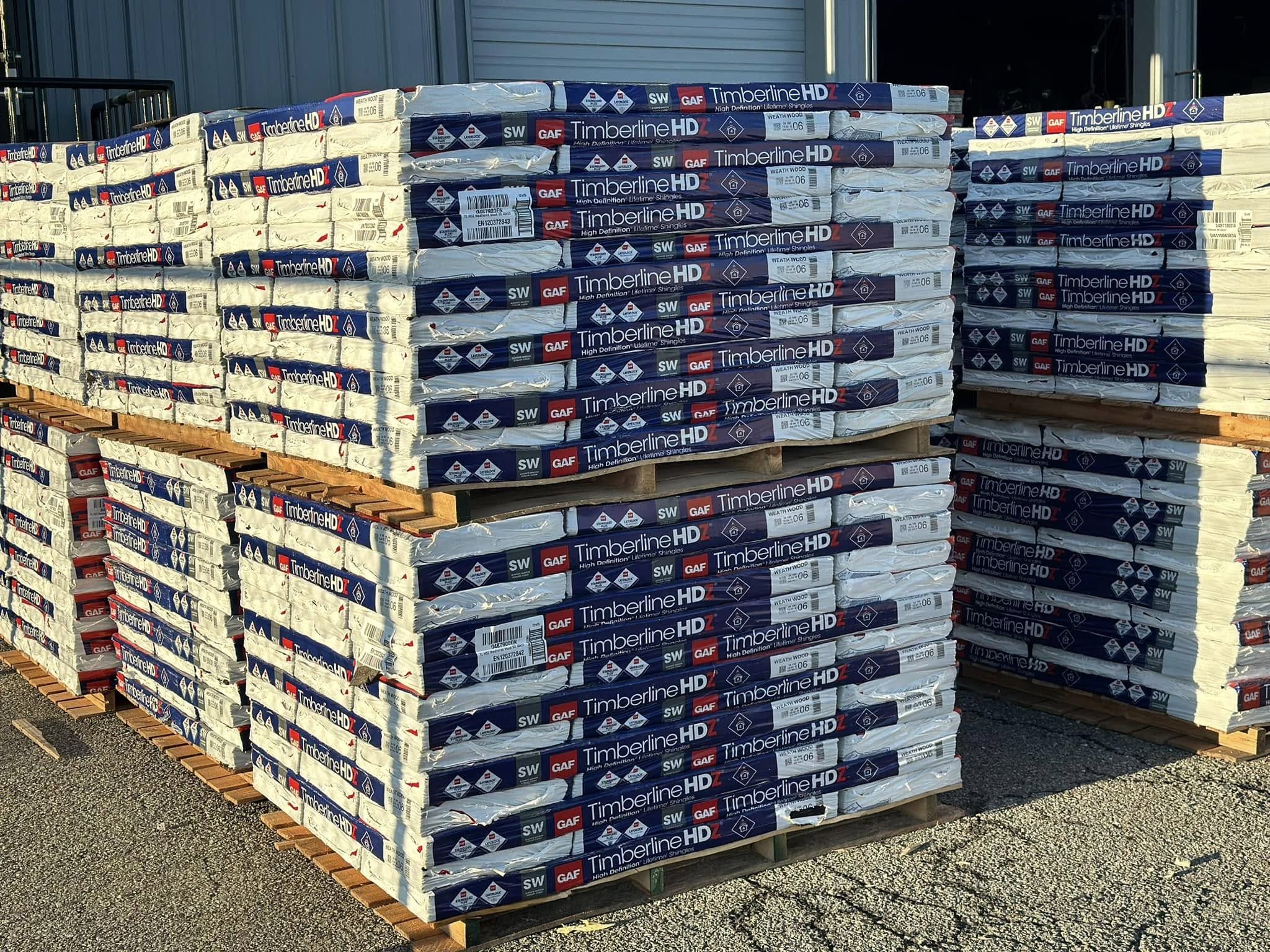 GAF Timberline HD shingles inventory Sherman TX